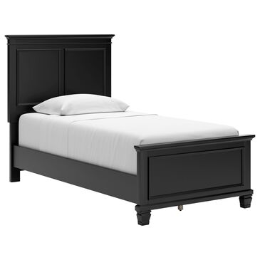 Ashley Lanolee Twin Panel Bed in Black, , large