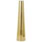 Maple and Jade Minimalistic Tall Floor Cone Decorative Vase in Shiny Gold, , large
