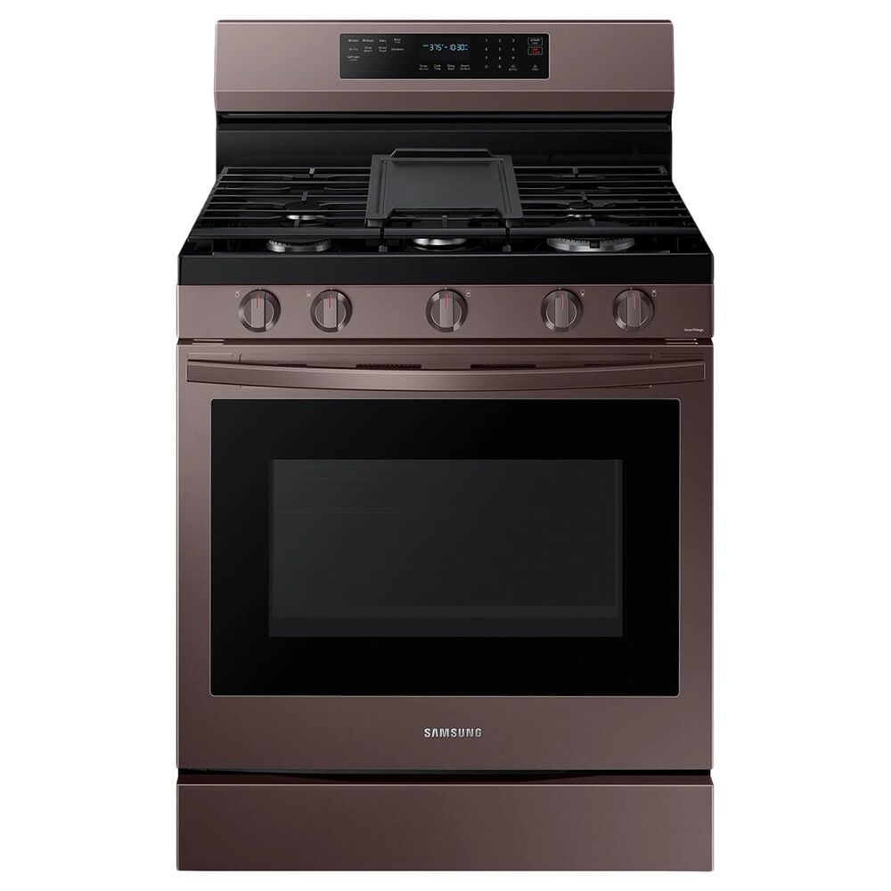 Samsung 6 Cu. Ft. Freestanding Gas Range with No-Preheat Air Fry and Convection+ in Tuscan Stainless Steel, , large