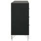 Coaster Lucia 6-Drawer Dresser in Black and Chrome, , large