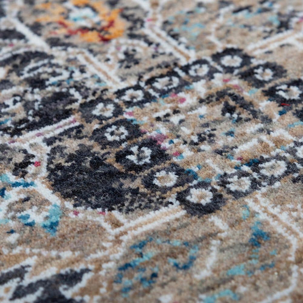 RIZZY Signature 10&#39; x 13&#39; Dark Gray and Multicolor Area Rug, , large
