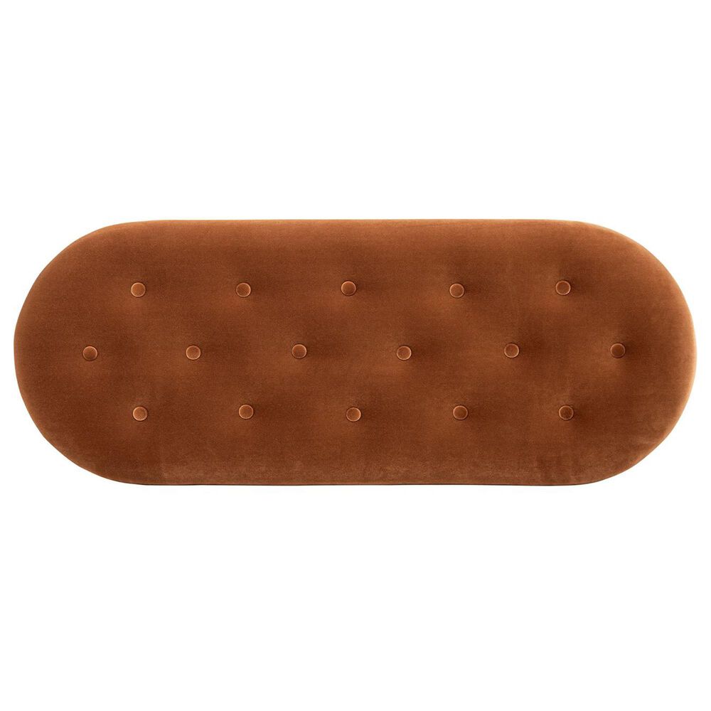 Jennifer Taylor Home Melinda Storage Bench in Burnt Orange, , large