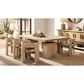 Jennifer Taylor Home Soren Arm Dining Chair in Heritage Light Natural Brown, , large