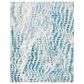 Safavieh Aria 8" x 10" Cream and Teal Area Rug, , large