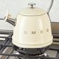 SMEG 2.3L 50"s Style Stovetop Whistling Kettle in Cream, , large