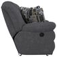 Catnapper Trifecta Manual Reclining Rocking Loveseat in Smoke, , large