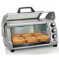 Hamilton Beach 6-Slice Easy Reach Toaster Oven with Roll Top Door in Stainless Steel, , large