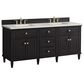 James Martin Vanities Lorelai 72" Double Vanity in Black Onyx with 3 cm Lime Delight Quartz Top, , large