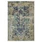 Surya Festival 12" x 15" Denim, Ink Blue, Teal, Tan and Ivory Area Rug, , large
