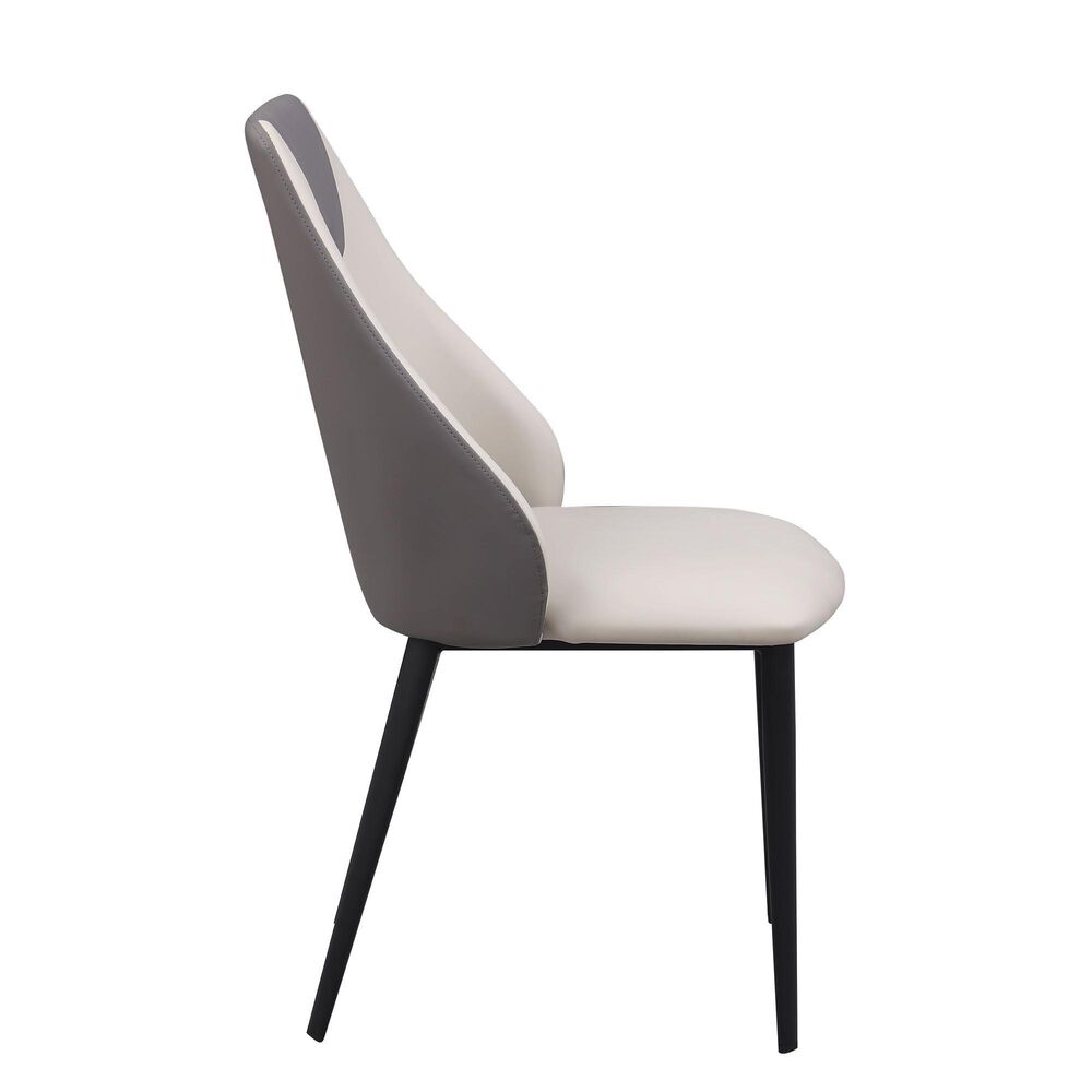 Monroe Jocelyn Side Chair in Matte Black, , large