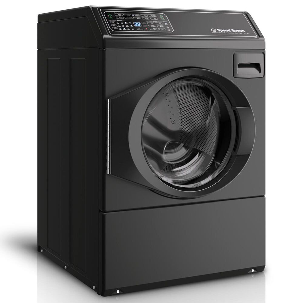 Speed Queen 3.5 Cu. Ft. Left Hinge Front Load Washer in Matte Black, , large