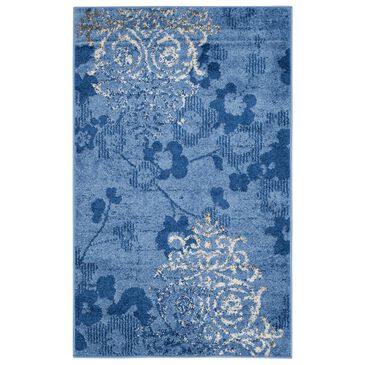 Safavieh Adirondack ADR114F-3 3" x 5" Light Blue/Dark Blue Area Rug, , large