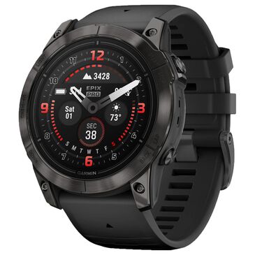 Garmin Epix Pro (Gen 2) Sapphire Edition Smartwatch 51 mm Carbon Gray DLC Titanium with Black Band, , large