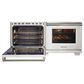 Wolf Appliances 10 Cu. Ft. Freestanding Dual Fuel Range with French Top in Stainless Steel, , large