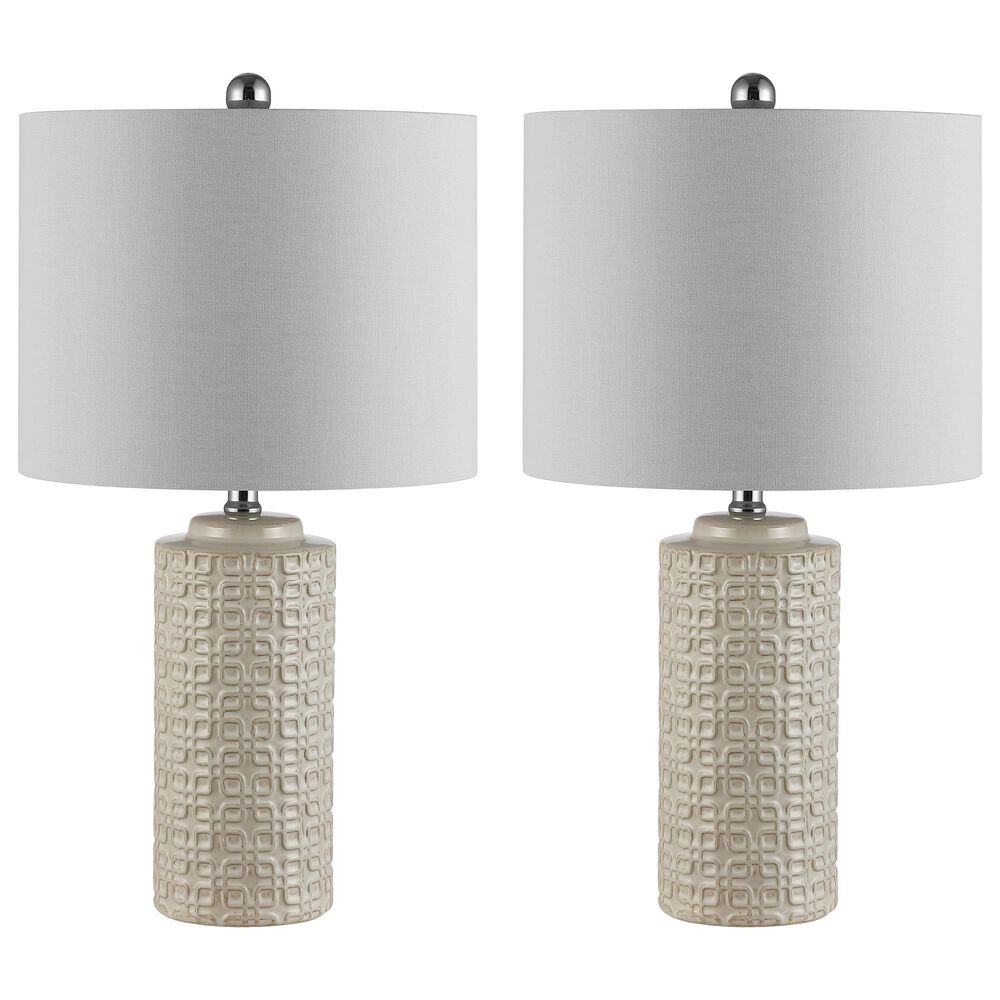 Safavieh Artef Table Lamp in Ivory (Set of 2), , large