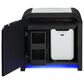 Modern Market Becket Wood and Faux Stone Nightstand with Speakers LED Lights and Refrigerator, , large
