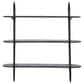 Maple and Jade 28" Wall Shelf in Matte Black, , large
