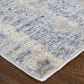 Feizy Laina Striped 3" x 10" Blue and Beige Runner, , large