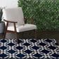 Central Oriental Terrace Tropic Dolliver 5" x 7"3" Sapphire Area Rug, , large