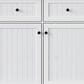 HOMLUX 48" Kitchen Island with Drop Leaf in White and Natural, , large