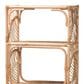 Baxton Studio Baara 4-Shelf Bookcase in Natural Brown, , large