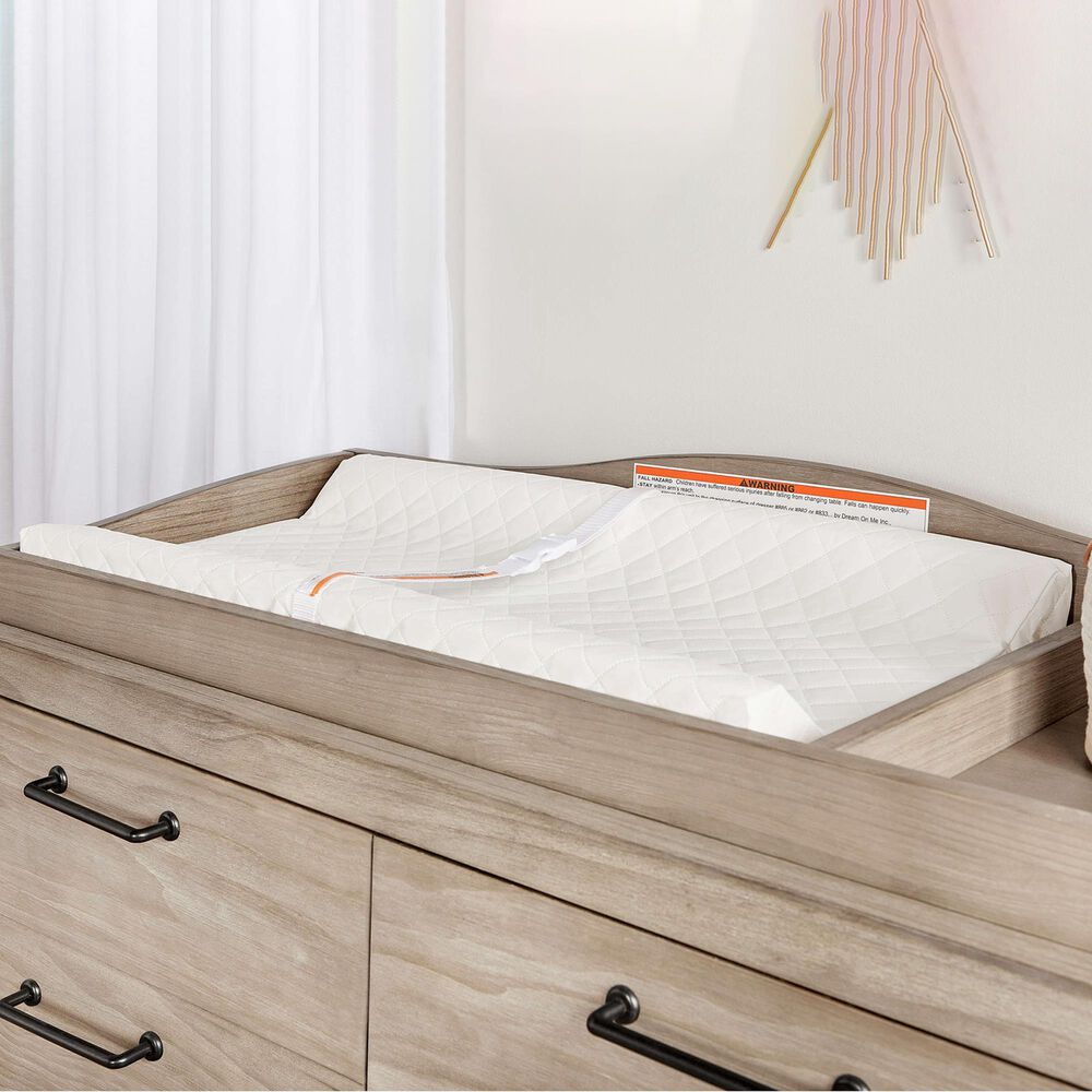 Dream On Me Compressed Contour Changing Pad in White, , large
