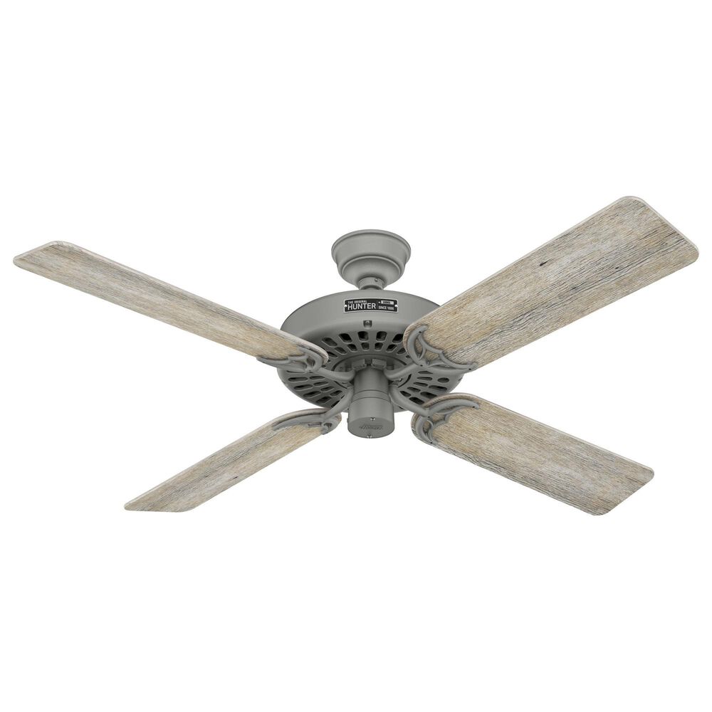 Hunter Original 52" Outdoor Ceiling Fan in Matte Silver, , large
