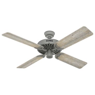 Hunter Original 52" Outdoor Ceiling Fan in Matte Silver, , large