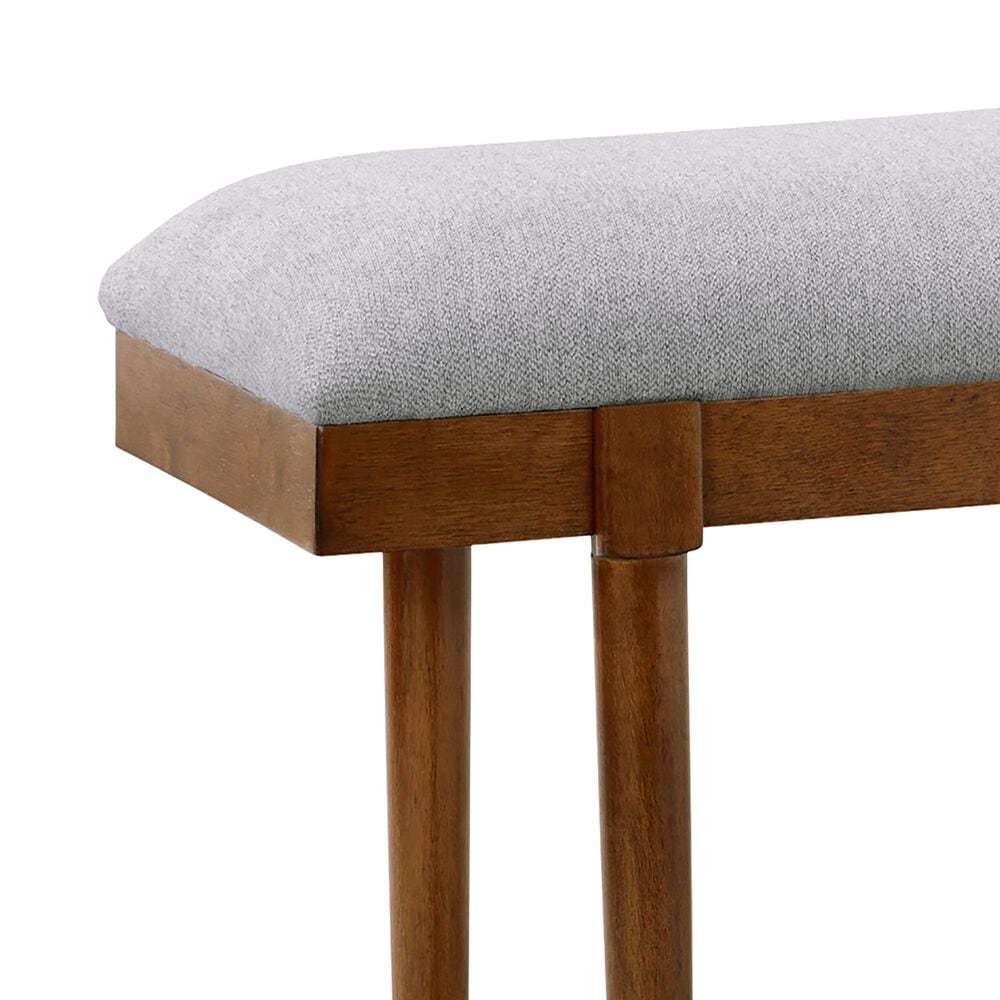 Ashley Lyncott Upholstered Dining Bench in Medium Brown, , large