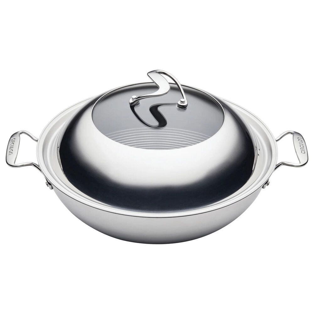 Circulon 14 Covered wok w/ Clear Lid, , large