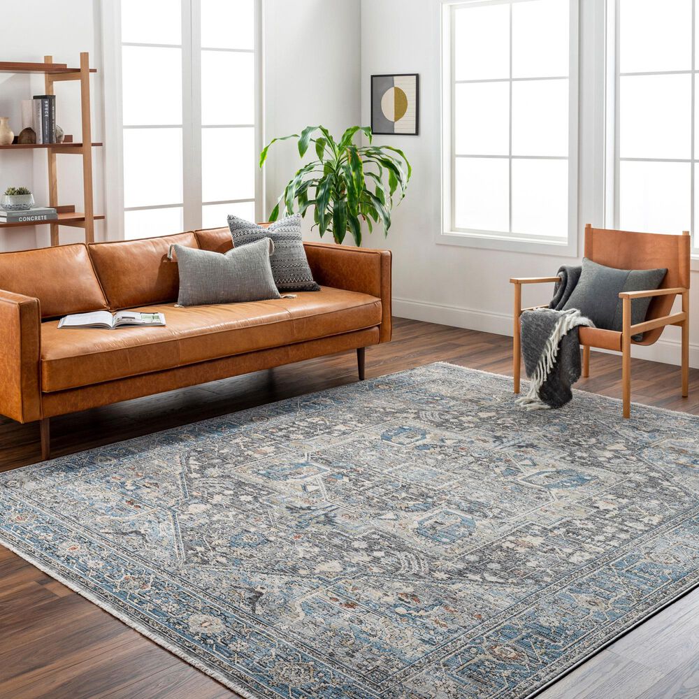 Surya Chicago CHG2313 11&#39;11&quot; x 15&#39;7&quot; Slate, Black, Light Beige, Charcoal, Blue, Grey Area Rug, , large