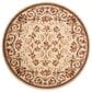 Safavieh Lyndhurst LNH327 8" Round Ivory and Beige Area Rug, , large