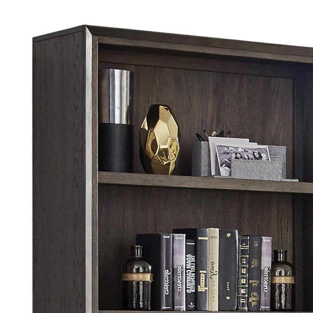Riva Ridge Harper Point Open Bookcase in Fossil, , large
