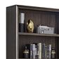 Riva Ridge Harper Point Open Bookcase in Fossil, , large