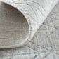 Feizy Redford 8847F 3"6" x 5"6" White and Silver Area Rug, , large