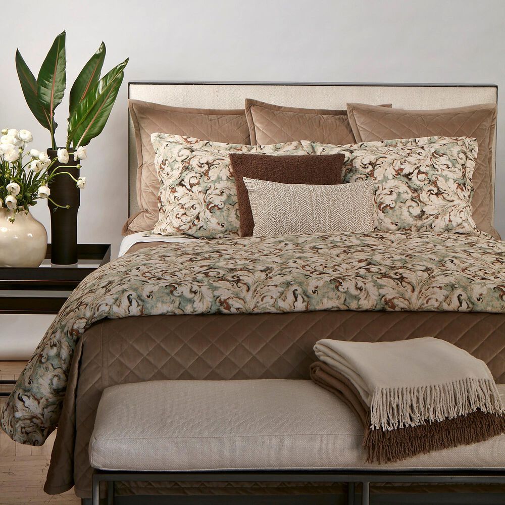 Ann Gish Art of Home 4-Piece King Velvet Coverlet Set in Brown, , large