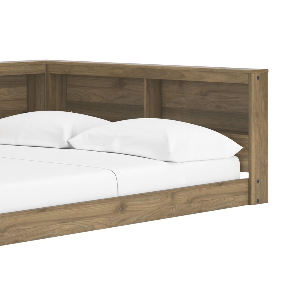 Ashley Deanlow Full Bookcase Storage Bed in Honey, , large