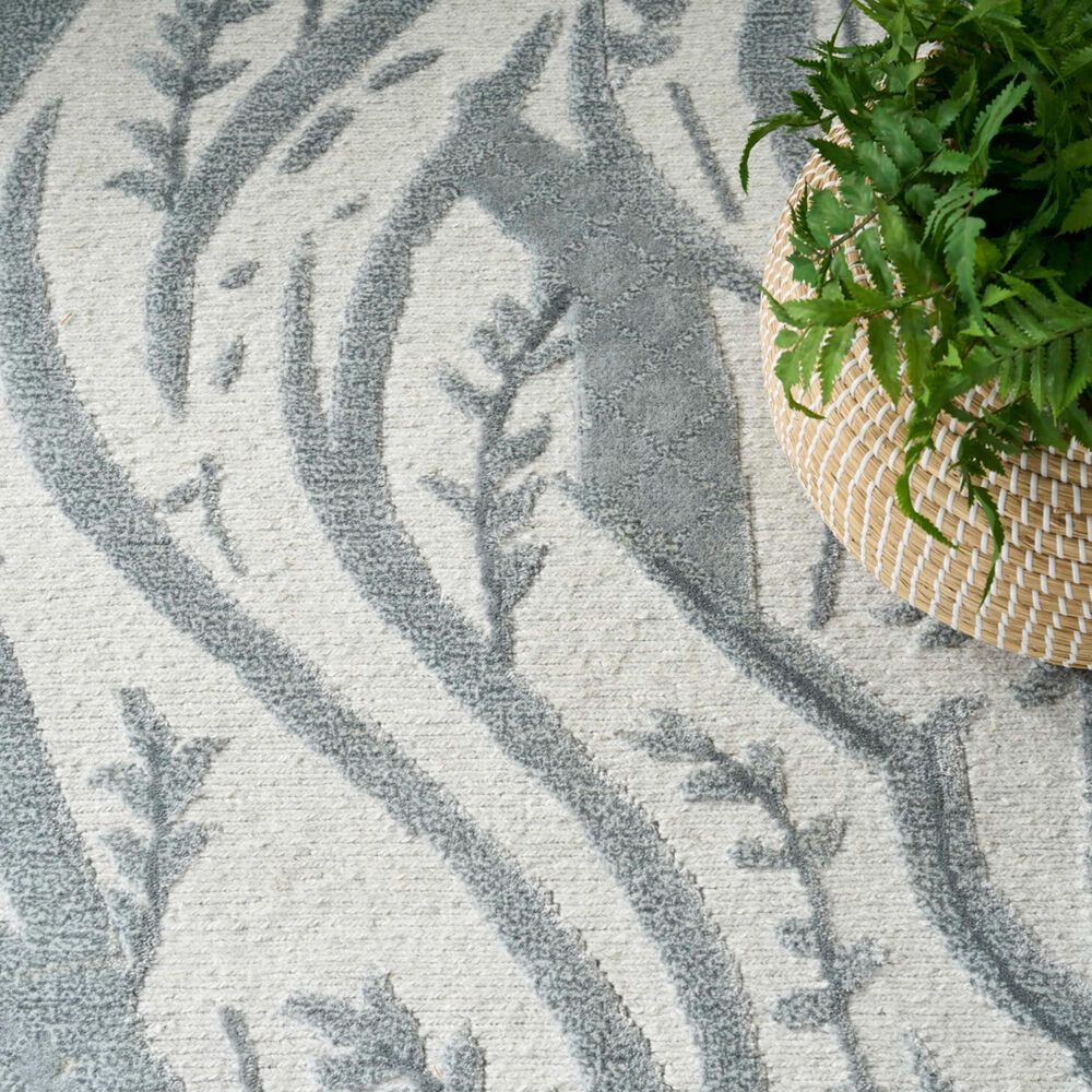 Nourison Divine Slate 7'9" x 9'9" Area Rug, , large