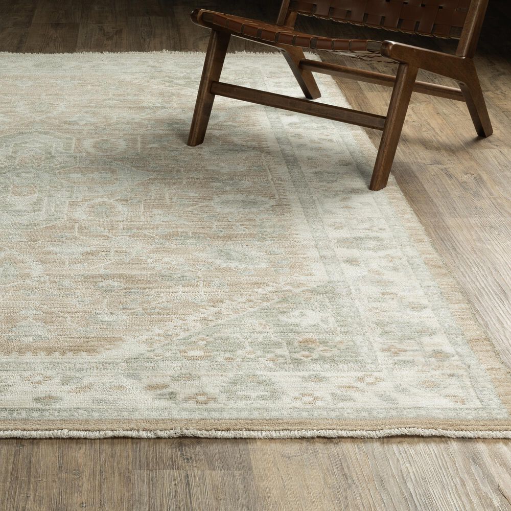 Oriental Weavers Lola LLA06 Blue and Beige 5'3" x 7'6" Area Rug, , large