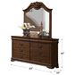 Mayberry Hill Northridge 6 Drawer Dresser in Cherry Brown, , large