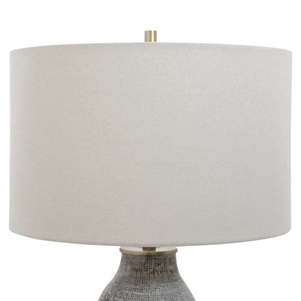 Uttermost Monacan Table Lamp in Neutral Gray, Taupe and Rust Brown, , large