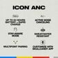 Skullcandy Icon ANC Wireless Headphones in True Black, , large