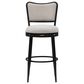 Armen Living Baxter Swivel Bar Height Stool in Cream, , large