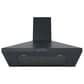 GE Appliances 30" Wall-Mount Pyramid Chimney Hood in Black Slate, , large