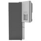 Cafe 22.3 Cu. Ft. 4-Door French Door Refrigerator in Platinum Glass, , large