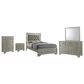 Crown Mark Lyssa 5-Piece Full Panel Bedroom Set in Champagne, , large