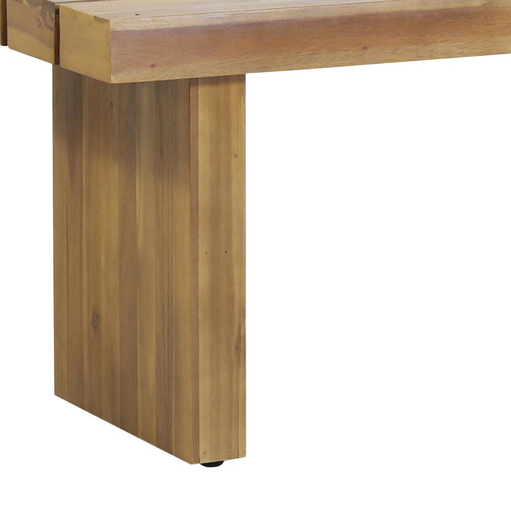 Hearth and Haven Nahanni Outdoor Bench in Natural, , large