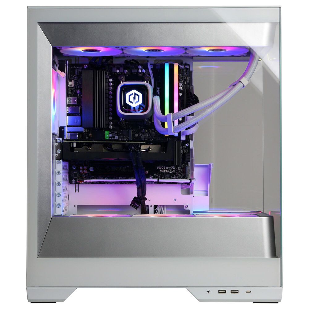 CyberPowerPC Gamer Supreme Gaming Desktop | AMD Ryzen 7 9800X3D - 32GB RAM - AMD Radeon RX 9060 XT Graphics - 2TB SSD in White, , large