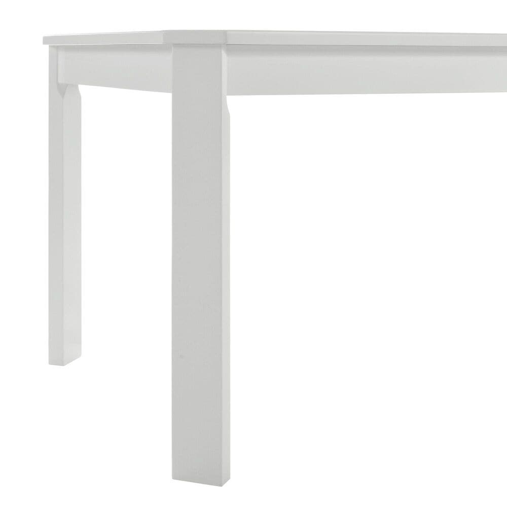 Mayberry Hill Travis 5-Piece Youth Table and Chair Set in White, , large
