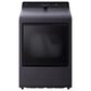 LG 5.5 Cu. Ft. Top Load Washer and 7.3 Cu. Ft. Electric Dryer with AI Sensing in Matte Black, , large